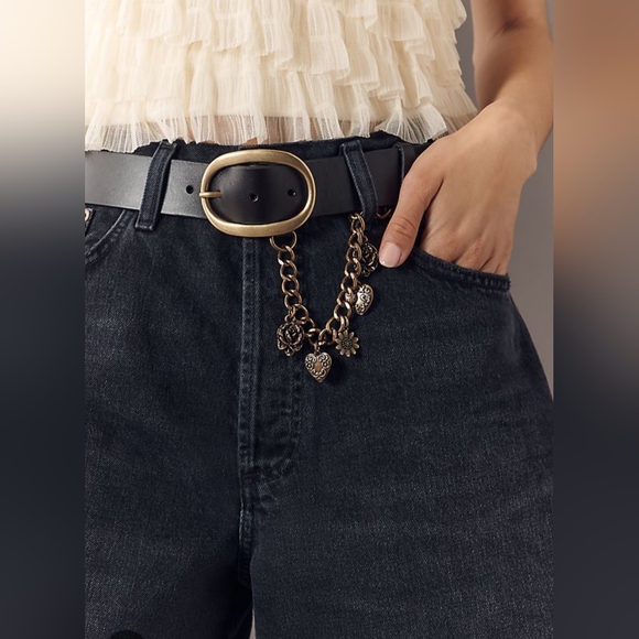 NWOT Anthropologie Charm Oval Buckle Belt. Size 2X - Picture 2 of 11